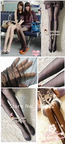 Black Sexy Skincolor Pantyhose Socks Silk Stockings Legging Twill