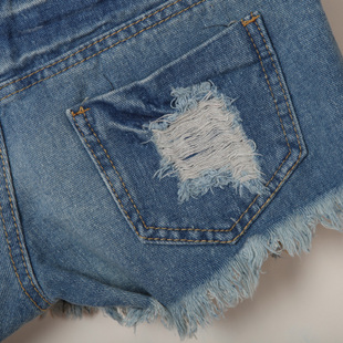Blue 2012 hole sexy denim short skorts remove the tight denim shorts