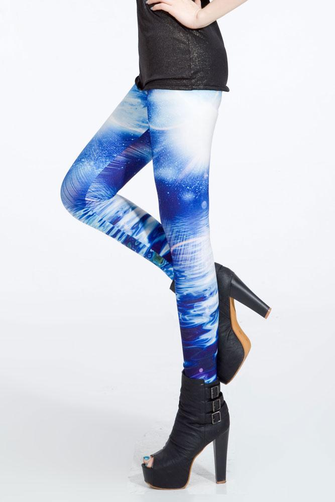 Blue Sky printing Ms. sexy leggings 79090