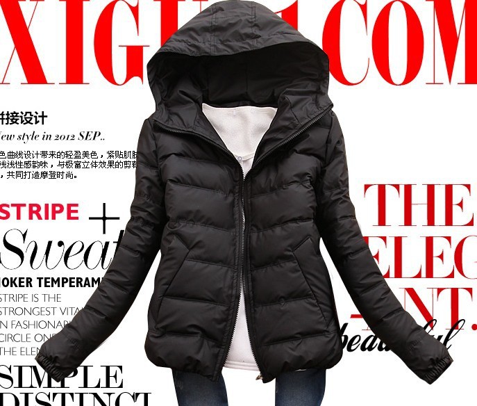 Bmn-w955 winter PU women's thickening wadded jacket 2012 solid color cotton-padded jacket l-24