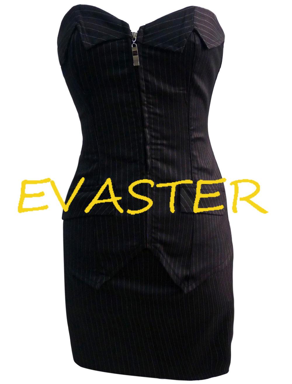 Board Room Babe Pinstripe sexy women body shaper