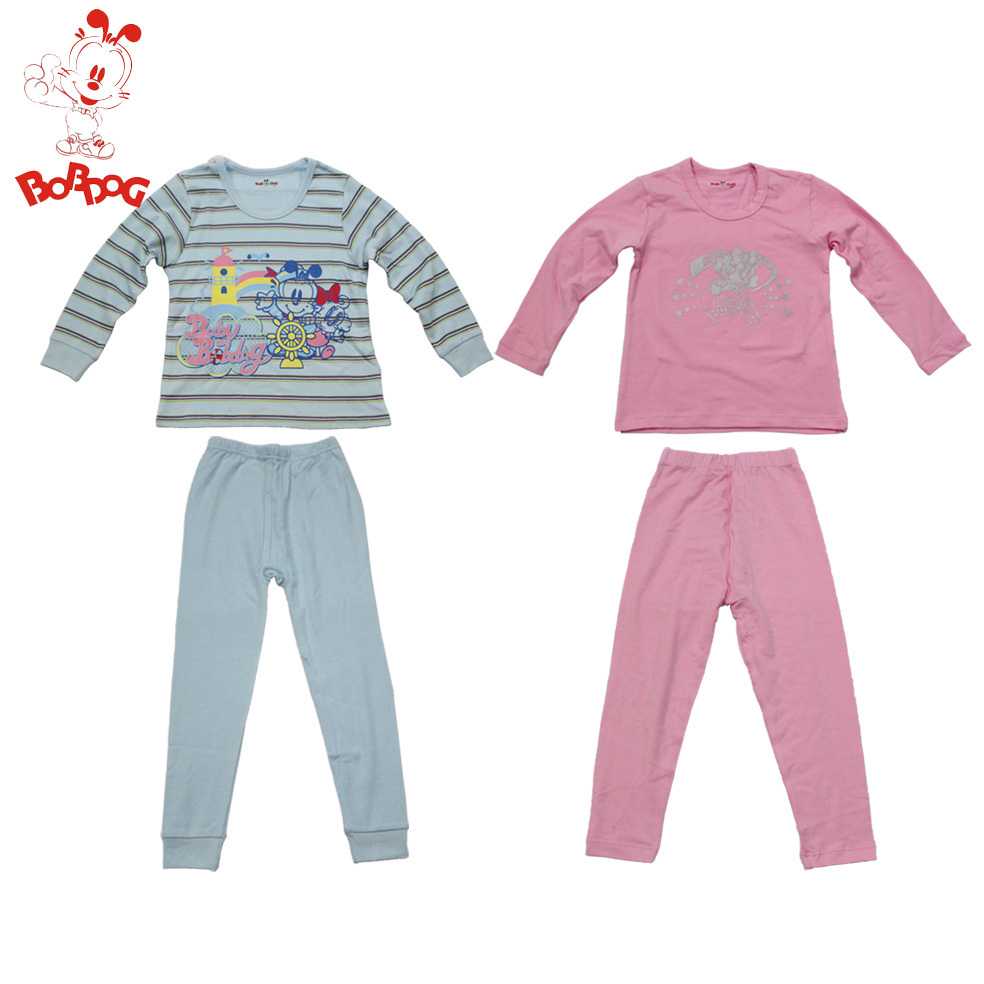 BOB DOG child underwear set 100% cotton baby underwear set 100% cotton autumn and winter male female child