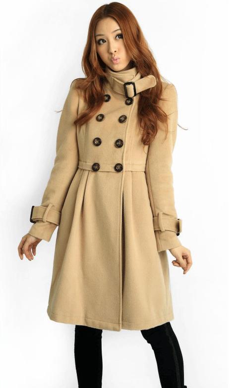 Body shaping gentlewomen trench outerwear casual long overcoat