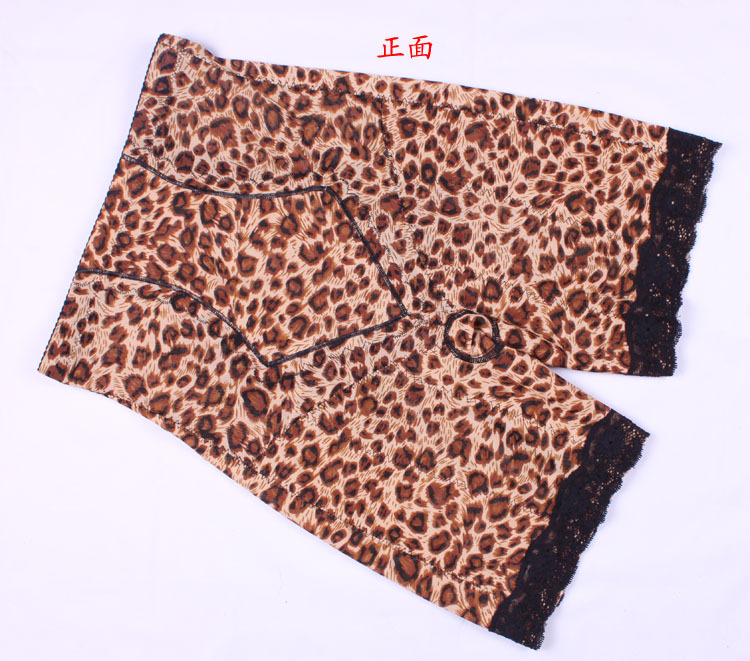 Body shaping pants beauty care pants butt-lifting pants drawing abdomen panties corset pants  leopard print
