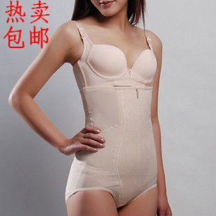 Body shaping pants gauze high waist pants beauty care thin body shaping pants