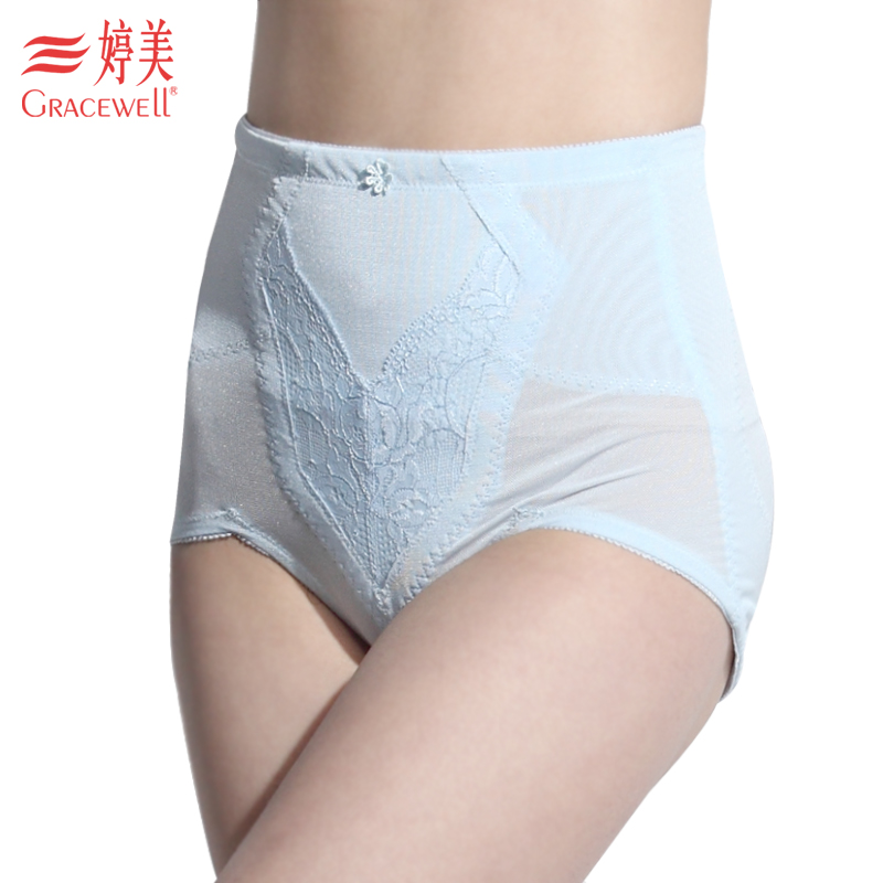 Body shaping pants spring comfortable breathable high waist abdomen drawing butt-lifting beauty care pants