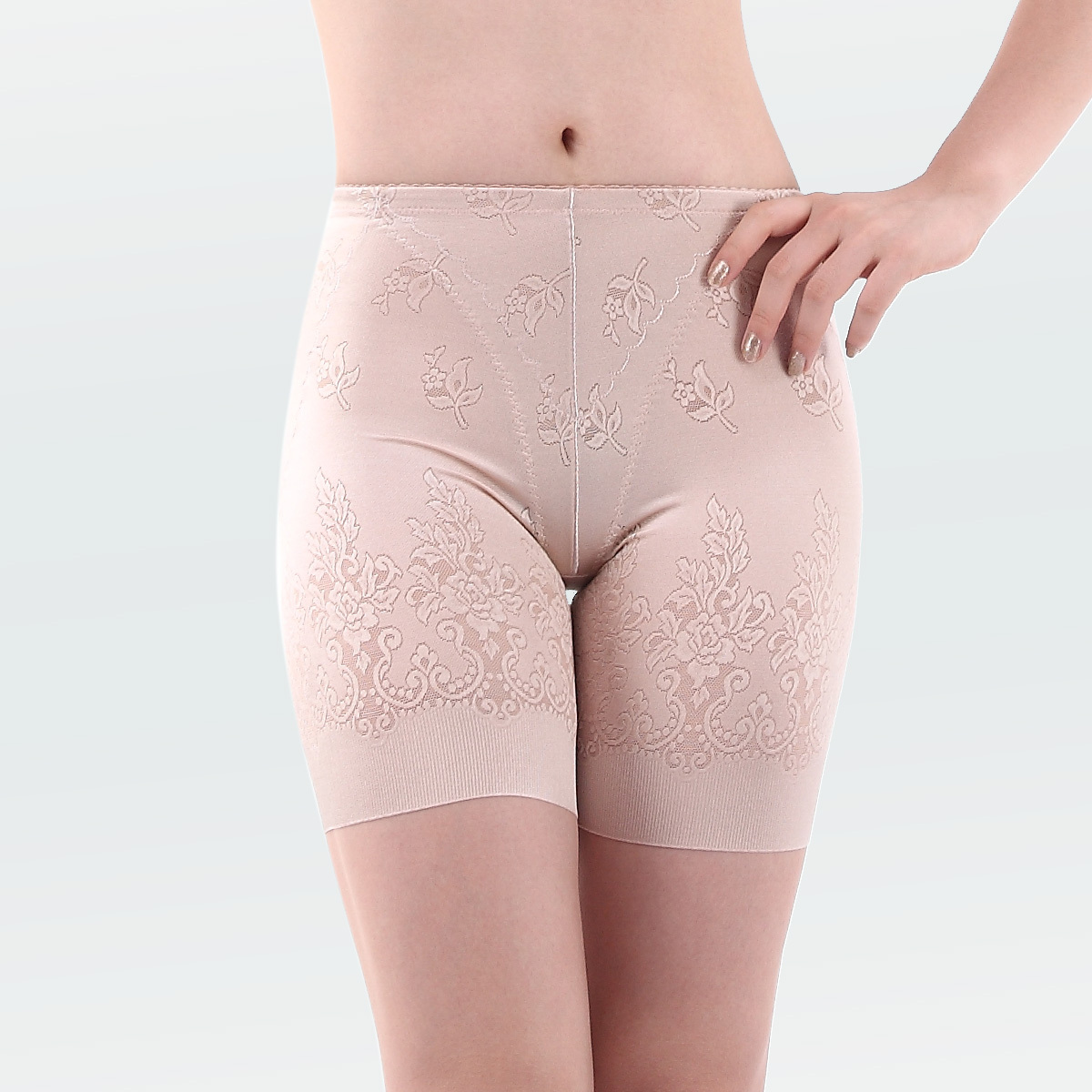 Body shaping pants viscose thin abdomen drawing pants seamless butt-lifting bottom panties slimming beauty care pants 82071