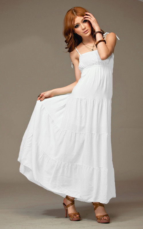 Bohemia dress suspender skirt full dress one-piece dress