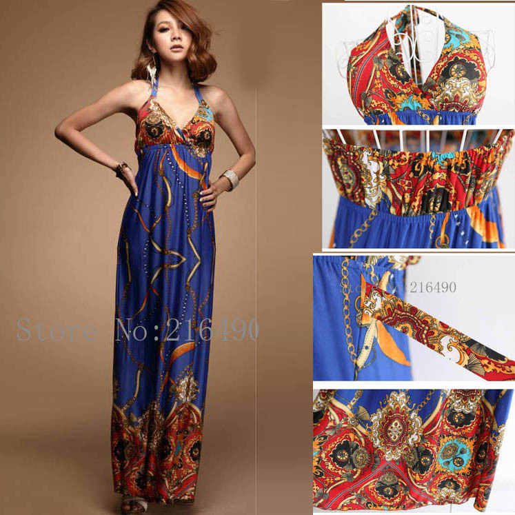 Bohemian Novelty Dress 2013 UK Knee-Length Celebrity Dresses New For The Beach TOP Women Demonstyle Beach The Fashion Skirts 211