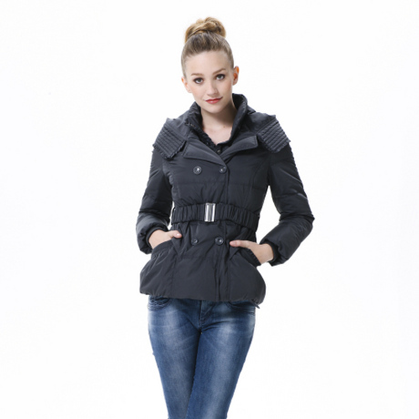 BOSIDENG down coat female double collar fashion slim br2254