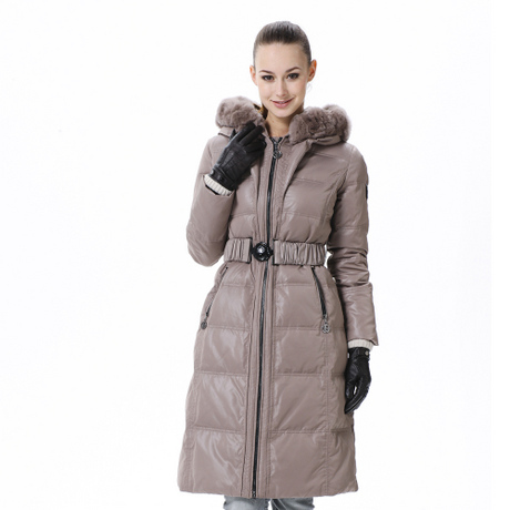 BOSIDENG down coat female fur collar fashion slim br2390