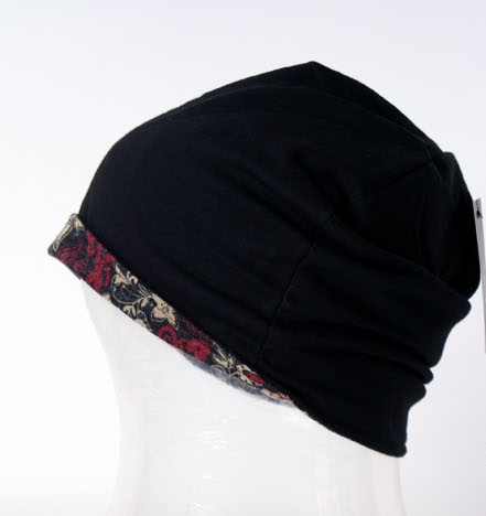 Both sides of the male pocket hat winter hat female spring and autumn summer toe covering turban cap hat
