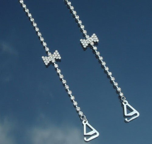 bow crystal bra strap rhinestone bra shoulder strap mixed order free shipping wholesale/retailer
