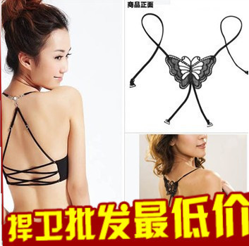 bow invisible shoulder strap underwear bra shoulder strap