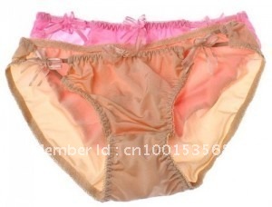 Bow sexy breathable gauze trigonometric panties female