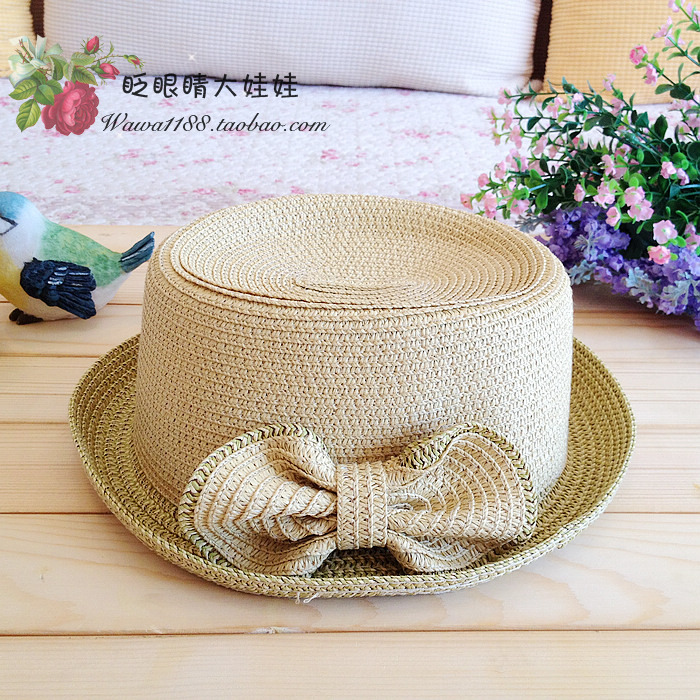- bow strawhat 2012 summer hat