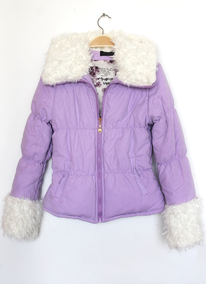 Box berber fleece short design wadded jacket cotton-padded jacket