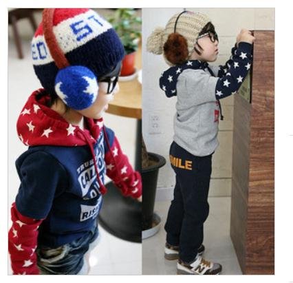 Boy hoodies long-sleeved shirt coat children ' s sweatshirts 2 colors 4 sizes A19 high quality M126033