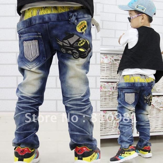Boy pants wholesale denim trousers