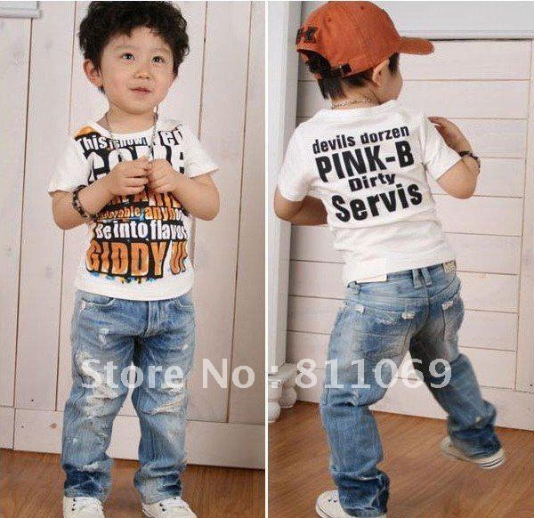 Boy's Fashion jean long pant cotton good quality korea style children't jean,2-8years ,Freeshipping