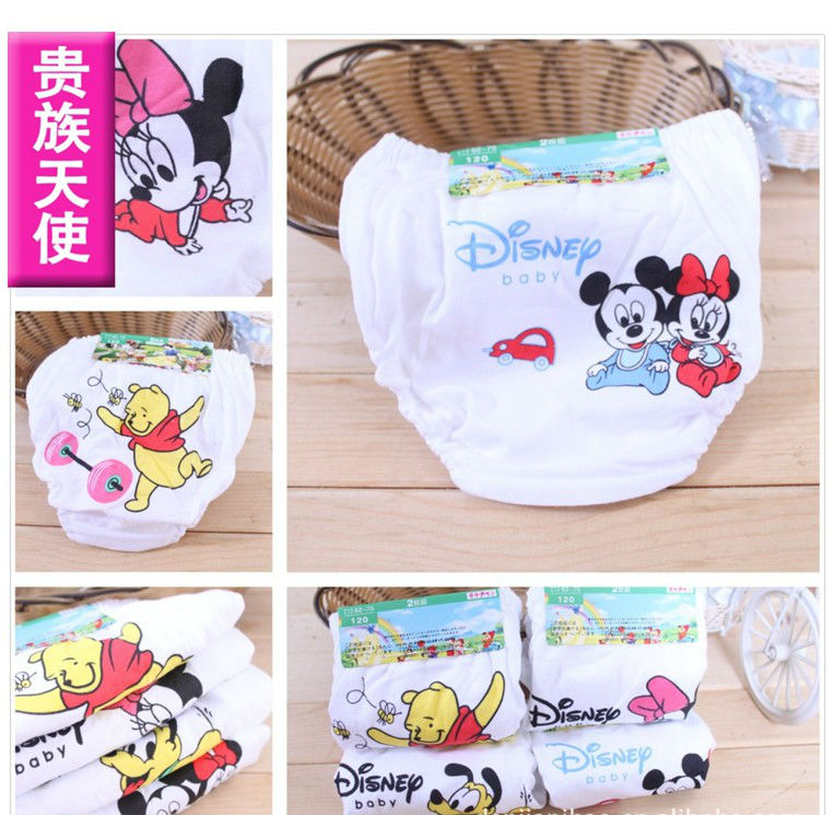 boys girls children underwear briefs fit 2-8yrs baby kids cotton brand pants shorts clothing 12pcs/lot one size mix color