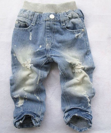 Boys washes Jeans  Boy's / Cowboy pants, Holes ripped Jeans/ trousers,50510