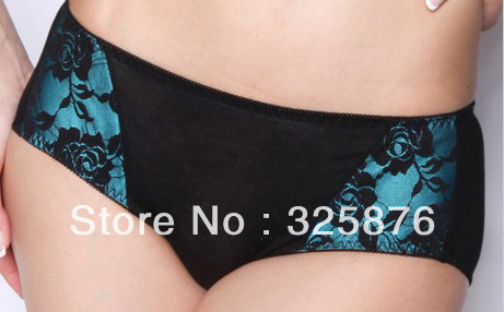 BR-050 matching underwear Modal lace roses sexy briefs fashion comfortable sexy underpants panties for women Br-102
