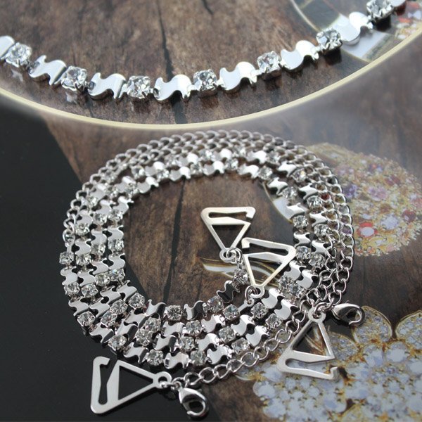 Bra Accessories!BB172-170!Free Shiping!6Pairs/Lot!Fashion Rhinestone Imitation Diamond Crystal Metal Bra Strap
