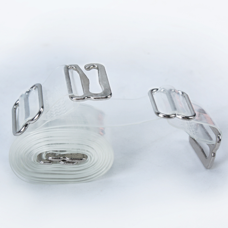 Bra broadened slip-resistant transparent shoulder strap invisible shoulder strap transparent tape silica gel shoulder strap