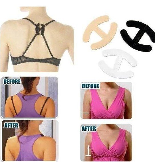 Bra Clip Strap Perfect Control Bra Strap Clipper As Seen On Tv Free Shipping 300pcs(1pack=3pcs)