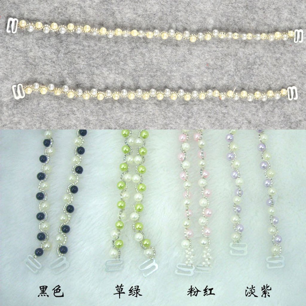 Bra Halter-neck Belt with Shoulder Strap Neck Transparent Beading Belt