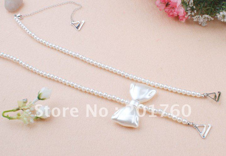 Bra Intimates Accessories Pearl Beads Bra Tape Bra Shoulder Straps 10pcs/lot mix order free shiping