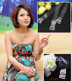 Bra silica gel shoulder strap crystal transparent shoulder strap invisible shoulder strap 8g