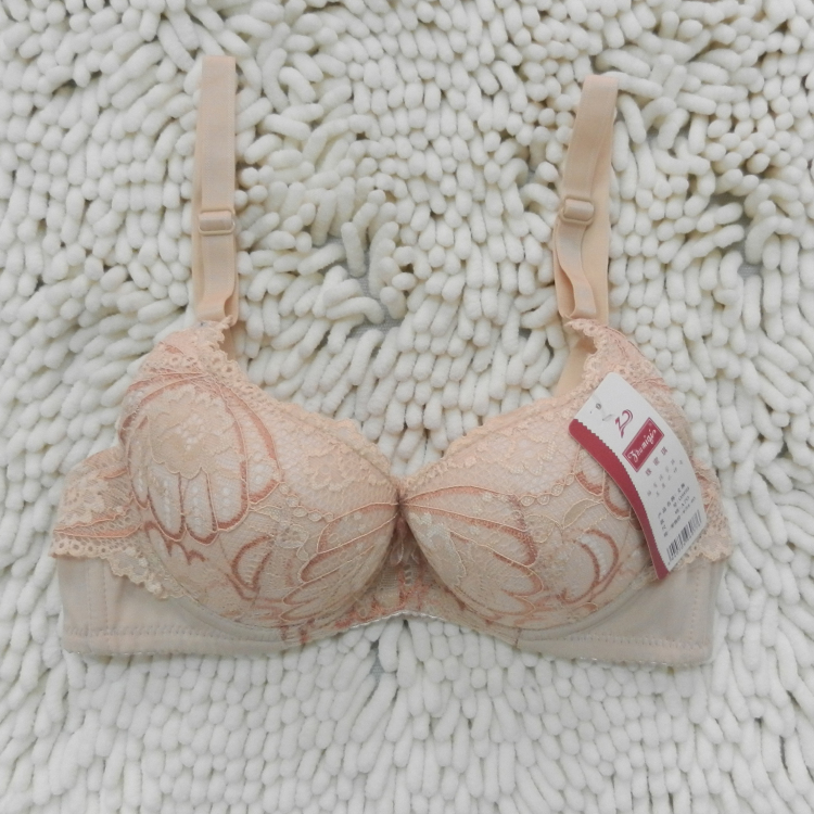 Bra small mm thickening a cup breast enlargement push up underwear bra 0869