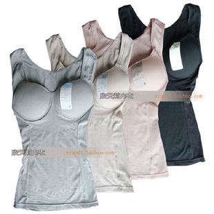 Bra straps pad basic spaghetti strap top vest lingerie female spaghetti strap underwear slimming vest