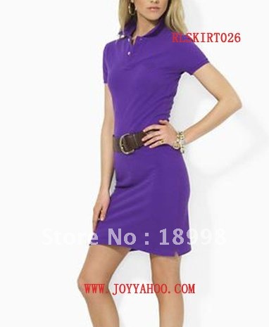 Brand fashion Lady small horse  polo dresses   accept wholesales dropship price negotionable NO MOQ MIX ORDER