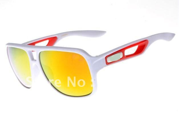 brand new 2pcs white frame white logo men's women's eyepatch sunglass oky sunglasses come with cloth and box