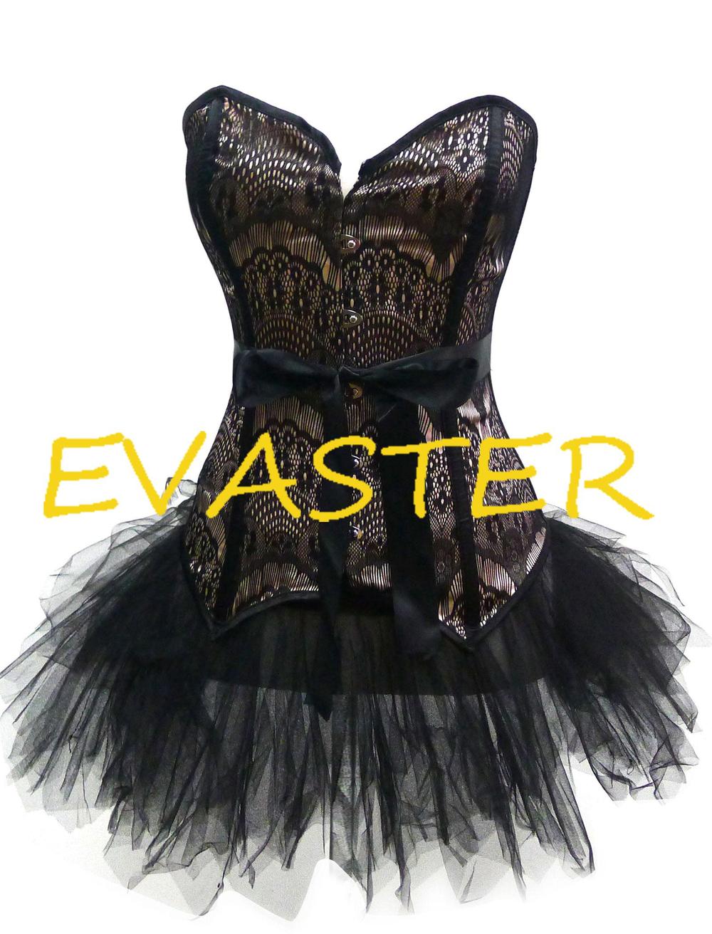 Brand new Hot sale Strapless Tan Lace Fantasy sexy woman slimming corset