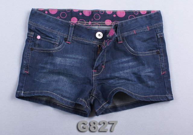Brand new Lady denim shorts,women's jeans shorts,hot sale ladies' denim short pants size:25-31,free shipping  G827
