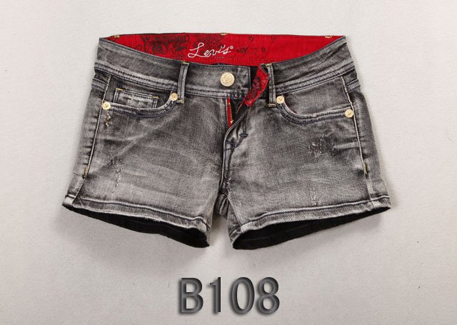 Brand new Lady denim shorts,women's jeans shorts,hot sale ladies' denim short pants size:26-32,free shipping  B108