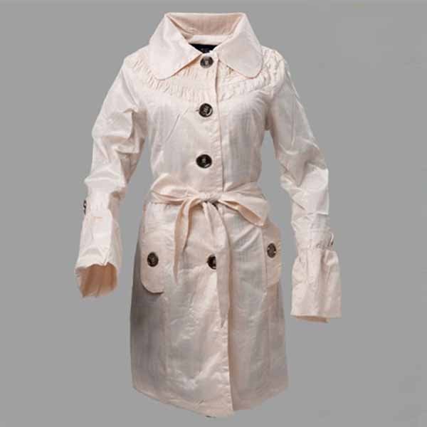 Brand New Womens Long Sleeve Slim-fit Windbreaker Jacket Coat