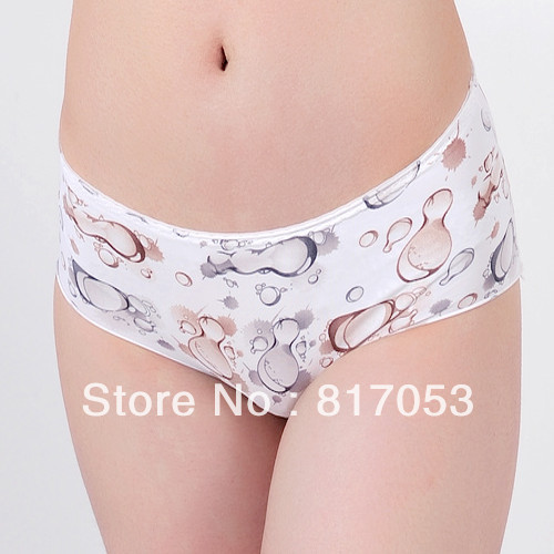 Brand Sweets underwear 2012 new arrival viscose smoothens one piece glossy seamless women's trigonometric panties