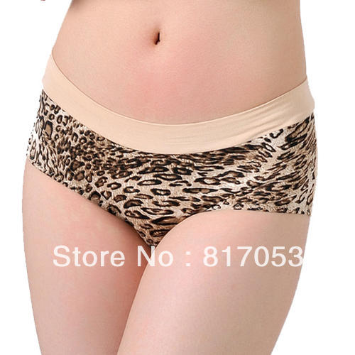 Brand Sweets underwear panty interdiffused leopard print sexy transparent lace women's trigonometric panties