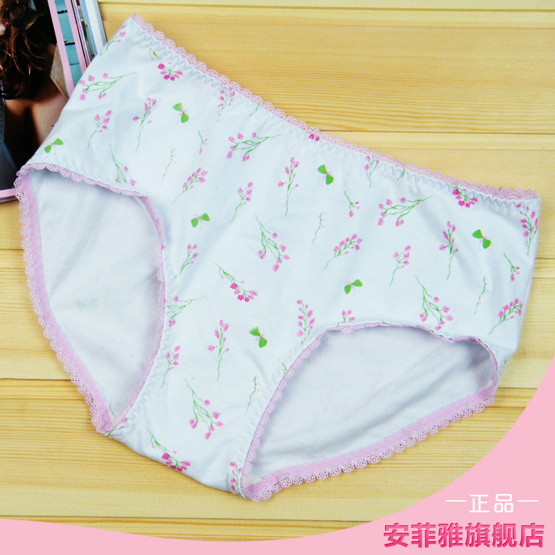 Brand underwear Free shipping ladies underwear briefs lady 100% cotton underwear