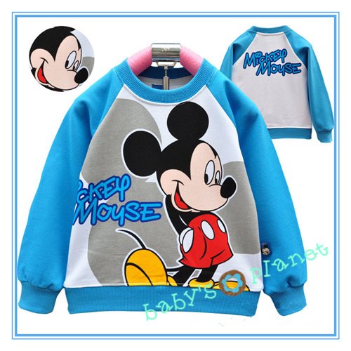 brandnew freeshipping Mickey Mouse sweatshirts/children clothing/ cartoon t shirt/longsleeve shirts/ 5pcs/lot  hotsale
