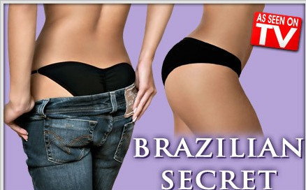 Brazilian Secret sexy Panties lingerie enhance buttocks Shapewear Size M/L/XL(Retail packaging)