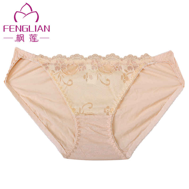 Breathable comfortable fabric female panties 9093k