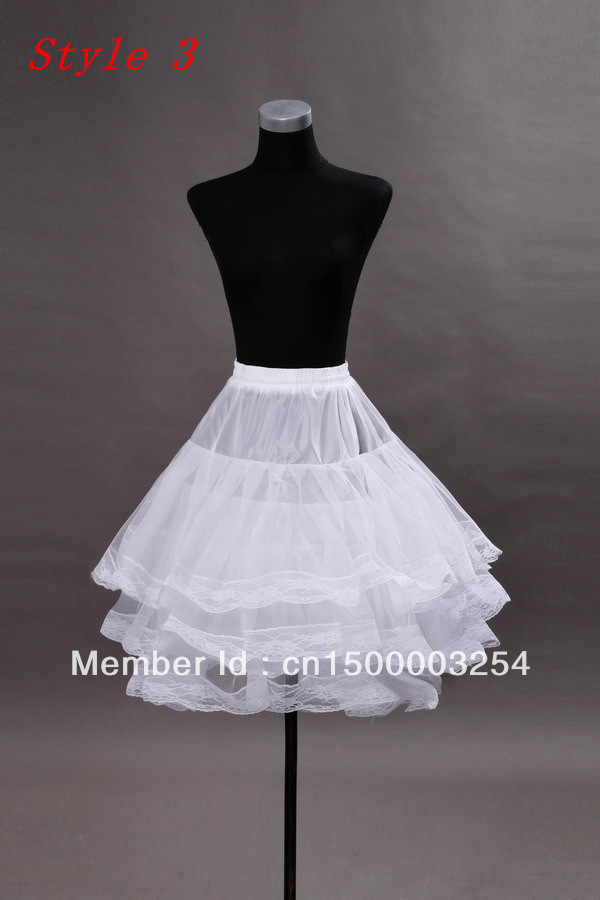 Bridal A Line/Hoop/Hoopless/Short Crinoline Petticoat/Slips/Underskirt