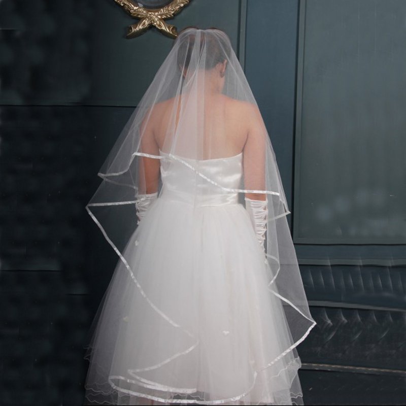 Bridal veil 2 meters top soft network veil wedding accessories veil simple bag sewing yarn
