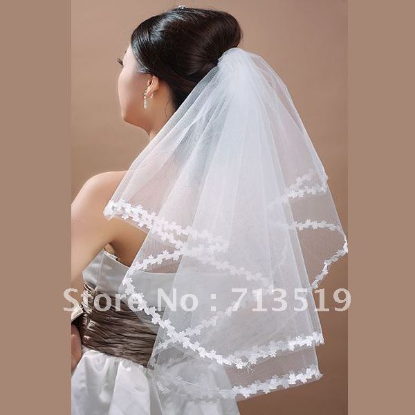 Bridal veil leaves laciness veil lace wedding dress accessories veil